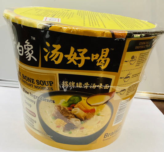 Baixiang Spaghetti Intantanei alla zuppa gusto di maialeartificiale 108g